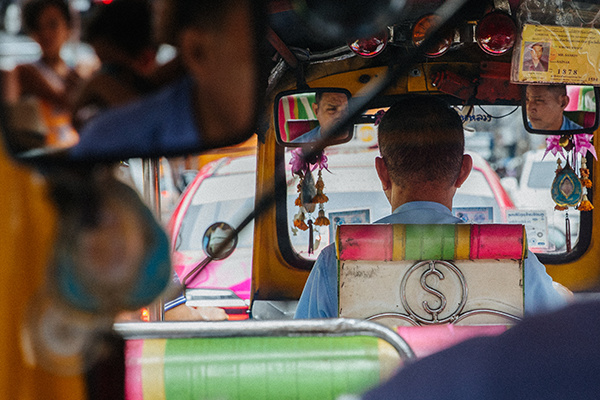 Taxi driver in Thailand